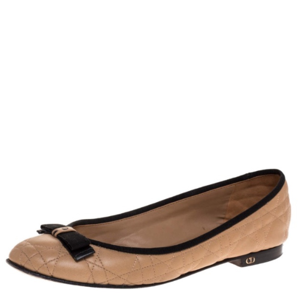 CHRISTIAN DIOR CANNAGE LEATHER MY DIOR BALLET